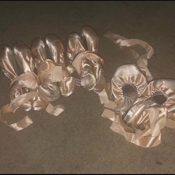 Shoes - Used Pointe Shoes-Crafts, art projects, room decor